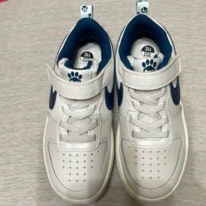 COURT BOROUGH LOW 2 SE PS 'WHITE VALERIAN BLUE' size 11 toddler